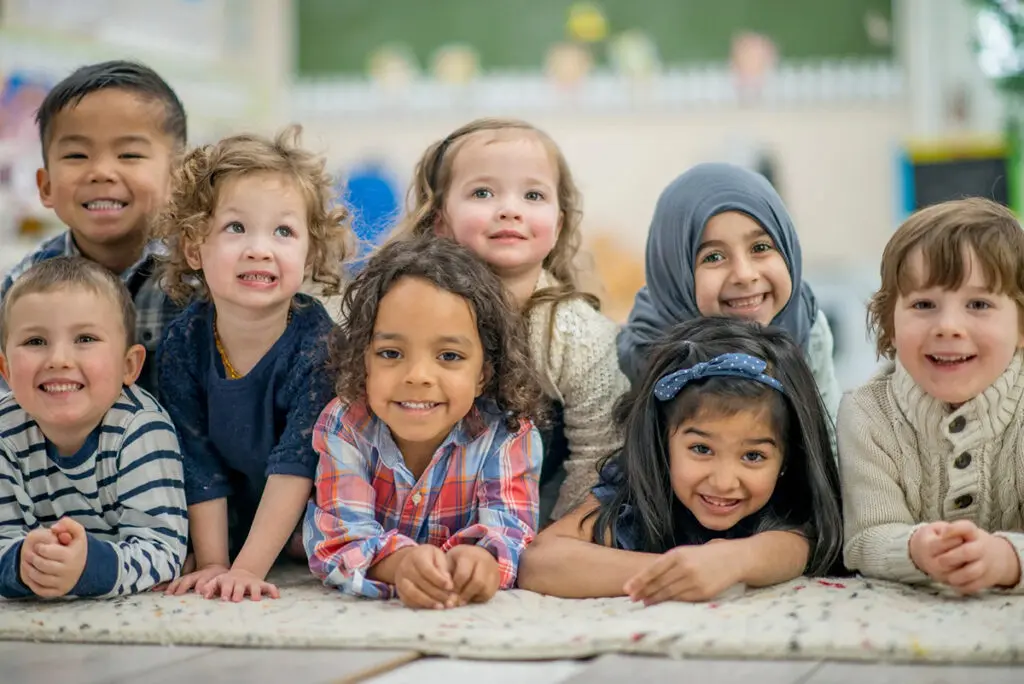 Group Of Kids Smiling